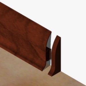 Piesa inchidere dreapta pentru PBC605.41  - set 4 bucati, mahon inchis