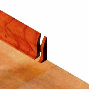 Piesa inchidere dreapta pentru PBC605.152  - set 4 bucati, cires