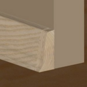 Piesa inchidere dreapta pentru PBC505.155  - set 4 bucati, fag inchis