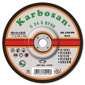 Disc polizare piatra/fonta, 115x6.4x22