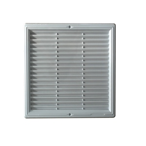 Grila aerisire PVC, 15x15 cm, alba