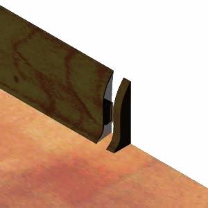 Piesa inchidere dreapta pentru PBC605.244  - set 4 bucati, zebrano