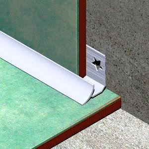 Coltar faianta, colt interior, 9 mm, PVC, 2.7 m, argintiu satinat