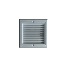 Grila aerisire PVC, 15x15 cm, alba