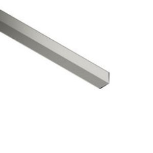 Cornier laturi egale, 25x25 mm, 1 m lungime, argintiu satinat