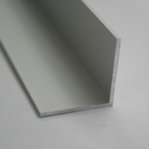 Cornier laturi egale, 25x25 mm, 1 m lungime, argintiu satinat
